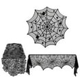 thumbnail image 2 of Heliisoer Halloween Decorations Sets Halloween Tablecloth Spooky Spiderweb Lace, 2 of 4