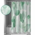 thumbnail image 4 of Ombre Green Boho Waterproof Fabric Shower Curtain, Multicolored Tie Dye Abstract Art Shower Curtain for Bathroom Curtains Bathtubs Hotel Washable Shower Curtains with 12 Hooks Stall 54x78in, 4 of 6