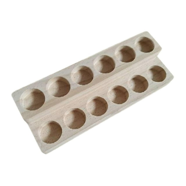 Exhibidor de aceites esenciales de madera, soporte para aceites esenciales, organizador de aromas cosméticos, ideal para aniversarios y año Nuevo.