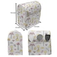 thumbnail image 5 of Giraffe Lounger Chair Bag, Young Giraffes in with Palm Trees Toddler Cartoon, High Capacity Storage with Handle Container, Lounger Size, Pale Yellow Pale Pink, by Ambesonne, 5 of 5