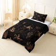 thumbnail image 2 of Homewish Bohemian Western Cowboy Twin Comforter Sets,Southwest Desert Cactus Bedding Set,Black Reversible,2 Pieces,1 Comforter and 1 Pillowcase, 2 of 7
