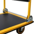 thumbnail image 5 of Foldable Platform Truck Push Dolly 330 lb. Weight Capacity with Brake and 4" 360 Degree Swivel Wheels, 5 of 14