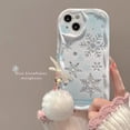 thumbnail image 2 of Hermosa funda de teléfono con copos de nieve para iPhone 14 Pro Max, 15, 11, 12, 13 Mini, XR, 6s, 6, 8, 7 Plus, X, XS, SE, 2020, 2022, 2 of 5