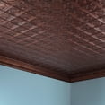 thumbnail image 5 of FASÄDE Traditional 4 Decorative Vinyl 2ft x 4ft Glue Up Ceiling Panel in Moonstone Copper(5 Pack), 5 of 5