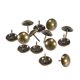 thumbnail image 2 of Uxcell 16mm Diámetro 17mm Altura Clavos de Tapicería de Tonalidad Bronce 80 Paquete, 2 of 5
