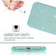 thumbnail image 6 of Compatible with Redmi Note 12 Pro 5G Case Cute Glitter Sparkly Shockproof Xiaomi Redmi Note 12 Pro 5G Phone Case for Women Girls TPU Slim 3 in 1 Protective Cases (Green), 6 of 14