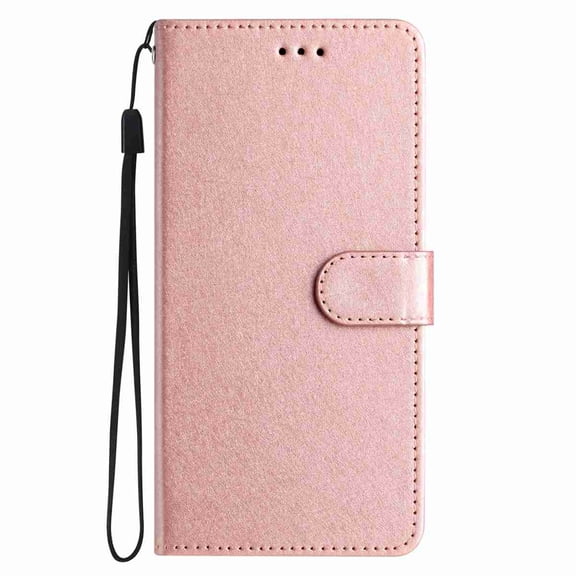 Allytechgroup Wallet Case for Samsung Galaxy S26 Ultra with Lanyard, Slim Lightweight PU Leather Rugged with Card Holder Shockproof Protective Back Cover Bumper for Samsung Galaxy S26 Ultra, Rosegold