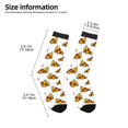 thumbnail image 2 of Honeii Pizza Print Children's Colorful Socks,Unisex Kids and Toddlers' Cushioned Sock,Kids Athletic Crew Socks,for Everyday Wear and Sports, 2 of 5