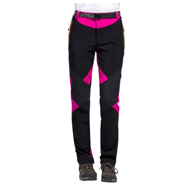 Pantalons d'Hiver pour Femmes Chauds Imperméables Coupe-Vent Randonnée Extérieure Pantalons de Ski d'Hiver Légers Pantalons Chauds pour Femmes Pantalons d'Hiver Imperméables pour Femmes