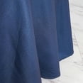 thumbnail image 6 of BalsaCircle 120" Dark Blue Faux Denim Polyester Round Tablecloth Linens Reception Catering, 6 of 7