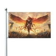 thumbnail image 2 of Anime Battle Angel Girl Art Flag 3x5 Ft Outdoor Indoor With Grommet Garden Yard Banner Decorative Sign, 2 of 6