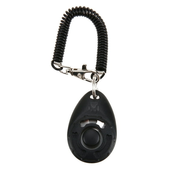 UDIYO Pet Trainer Oval Shape Elastic ABS Dog Training Clicker for Outdoor