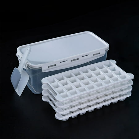 

WMYBD Kitchen Gadgets Kitchen Utensils & Gadgets Ice Tray Mold Silicone Ice Box Frozen Ice Cubes Mold Household Ice Maker Refrigerator Freezer Ice Cubes Box