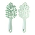 thumbnail image 5 of ACDANC Leaf Shaped Silicone Scalp Massaging Shampoo Brush,Gentle Hair Cleansing Comb with Long Handle,ABS Plastic Wet/Dry Hair Detangling and Scalp Exfoliating Tool for Normal Hair-Itch, 5 of 7