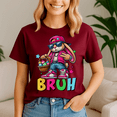 thumbnail image 4 of Funny Bruh Meme Easter Day Bunny Eggs Teens Shirt, He is Rizzin,Easter Day Shirt, Happy Easter Day, Bunny Cute Tee,Jesus Easter TShirt, 4 of 5