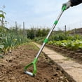 thumbnail image 4 of BotaniNest Stirrup Hoe Gardening With Hollow Trapezoidal Head For Loosening Soil Digging Steel Hand Hoe Rake Scraper, 4 of 6
