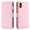 Pink, variant on Elegant Wallet Case Compatible with iPhone XS Max (6.5 inch), Premium PU Leather Zipper Flip Folio Wallet with Wrist Strap Magnetic Closure Built-in Kickstand Protective Case (Pink)