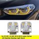 thumbnail image 2 of 2Pcs Headlight LED Board Chip 63117466107 for BMW X3 G01 X4 G02 2016-2019 Lemon Yellow LED Daytime R, 2 of 5