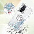 thumbnail image 3 of Funda para Xiaomi POCO F5 Pro 5G con Brillo Líquido Flotante, Purpurina, Parachoques y Anillo Giratorio Soporte, 3 of 5