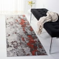 thumbnail image 2 of SAFAVIEH Adirondack Ladonna Abstract Runner Rug, Orange/Grey, 2'6" x 12', 2 of 7