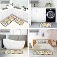thumbnail image 4 of SKYSONIC Palm Tree Pineapple Kitchen Rugs Set of 2, Flip Flop Swimsuits Floor Runner Area Rug Washable Carpet Mat Perfect for Living Room Bedroom Entryway, 4 of 7