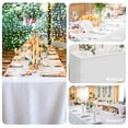thumbnail image 6 of Table Covers for 6 Foot Tables, 2 Pack 72 x 30 Inch, White Table Cloth Rectangle, 6 of 7