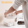 thumbnail image 3 of Organisateur de Maquillage avec Tiroir Empilable Organisateurs de Cosmétiques pour Soins de la Peau Parfums Lotions Rouges à Lèvres A, 3 of 6