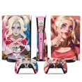 thumbnail image 1 of Pegatina de la versión de unidad óptica de PS5, diseño genial de PS5, mango del controlador, para consola y controlador de PS5, dibujos animados de DC, Halle4, 1 of 5