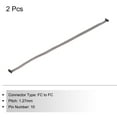 thumbnail image 3 of IDC 10Pin Flat Ribbon Cable, 1.27mm Pitch FC to FC Connector 30cm Length Grey Jumper Wire Computer DVD, 2Pcs, 3 of 5