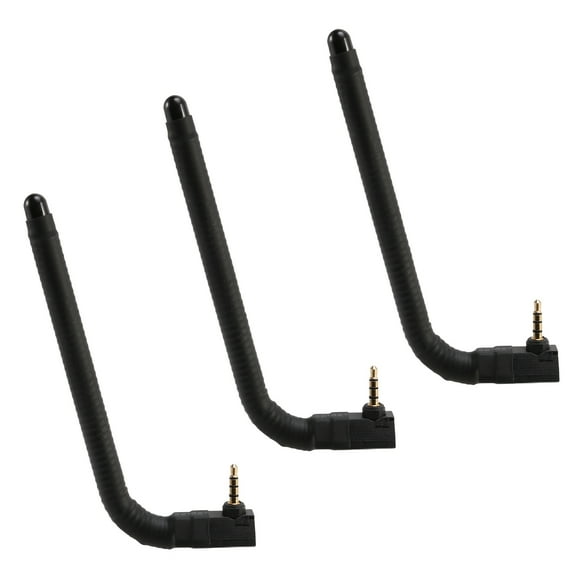 3X Amplificador de Señal 3.5mm 6DBI Jack Antena Externa para TeléFono Celular MóVil