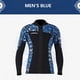 thumbnail image 5 of Eigraketly Traje de neopreno de 3MM para buceo, traje de neopreno grueso de manga larga, chaqueta, trajes de buceo, traje de Surf para aeróbic acuático, Deportes acuáticos azul XXL Eigraketly OD003290-05, 5 of 6