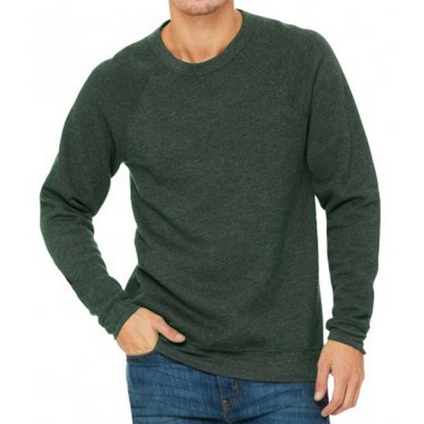 Bella + Canvas - Jersey de Esponja para Adultos Unisex (Bosque Jaspeado)
