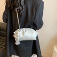 thumbnail image 2 of Bolso Cruzado Con Nube Hombro Fruncido Femenino Cuero PU para Mujer, 2 of 9