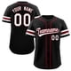 thumbnail image 5 of Personalización Personalizar camiseta de béisbol Camiseta del equipo Imprimir nombre personal Número Ropa deportiva de hip hop Camiseta de béisbol para hombres/mujeres/niños, 5 of 5
