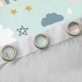 thumbnail image 4 of Homewish Cute Rainbow Black Out Curtains,Lovely Stars Print Curtains Pack of 2 (42x63 Each),Fairy Tale Theme Bedroom Curtains For Girl Boys,Ultra Soft Home Decor, 4 of 6
