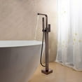 thumbnail image 3 of Vanity Art Single Handle Floor Mounted Freestanding Tub Filler with Handshower, 3 of 8
