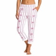 thumbnail image 5 of Soyumi Linen Pants for Women, High Waist Wide Leg Straight Leg Summer Pants Cotton Linen Elastic Waist Casual Palazzo Trousers Flowy Beach Boho Pajama Pants for Lounge and Travel, Hot Pink, 5 of 7