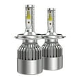 thumbnail image 2 of Mega Racer 3 Color Changing H4 9003 HB2 LED Headlight Bulb (2 PACK) - 6000K Bright White Blue Purple 40W 8000LM - Replacement Car Bulbs, 2 of 3