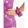 thumbnail image 3 of Justice Celestial Foil Print Gymnastic Leotard for Girls with Matching Scrunchie, Sizes XS-XL, 3 of 4