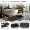 thumbnail image 5 of Bsicpro Bath Mat,Non Slip,Soft Absorbent,3D Textured Decorative Bathroom Floor Mat,Machine Washable,35"x24" Dark Gray, 5 of 6