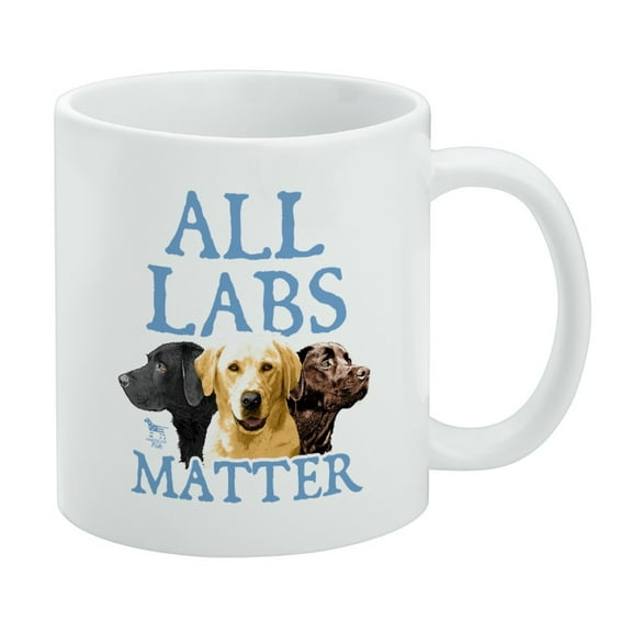 All Labs Matter Labrador Dogs White Mug
