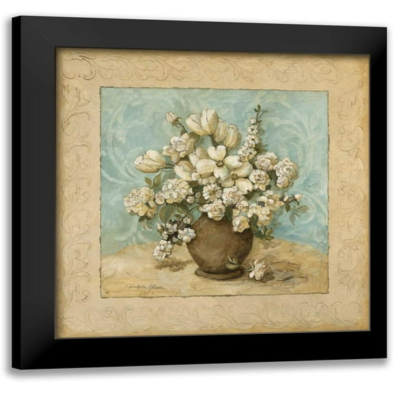 Olson, Charlene 12x12 Black Modern Framed Museum Art Print Titled - White in the Sky I