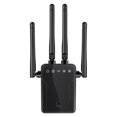 thumbnail image 2 of Extensor de WiFi, extensor de rango WiFi, amplificador de internet inalámbrico, repetidor de señal inalámbrica con puerto Ethernet, extensor de internet WiFi para dispositivos domésticos, suministros, 2 of 9