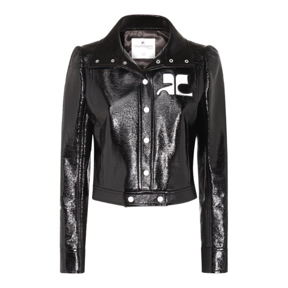 Courrèges "Reedition" Vinyl Jacket Black (Women's)