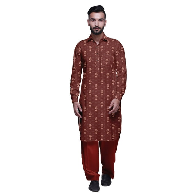 Atasi Indien PathaniKurtaPajama pour Hommes Robe de Soirée MensKurtaPyjama