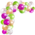thumbnail image 1 of Kit de 62 guirnaldas de globos para bricolaje, arco de globos Luau con hojas y tiras de globos para fiesta de cumpleaños, baby shower, fiesta temática de safari en la jungla, decoración, 1 of 1
