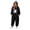 Black, variant on Halloween Onesie Pajamas Adult Pumpkin Ghost Halloween Costume Pajamas Adults Hooded Jumpsuit Sleepwear One Piece Union Suit Outfit Soft Cozy Lounge Wear for Holiday Party(cute ghost_B)