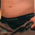 thumbnail image 6 of MERIWOOL Merino Wool Men's Boxer Brief Underwear - Black, 6 of 6