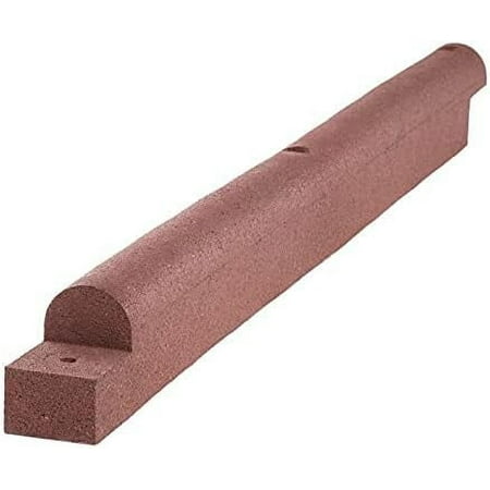 Playsafer 4' Flexible Interlocking Edging Terra Cotta Rubber Playground Border 2 Pack
