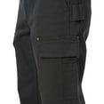 thumbnail image 5 of Mens Smith's Workwear Duck Canvas Gusset Utility Cargo Carpenter Pants Color: Black Size: 36X34, 5 of 5